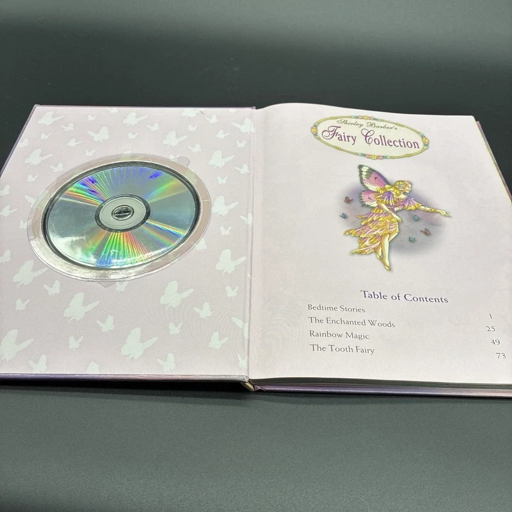 Shirley Barber's Fairy Collection Book & CD Hardcover Bedtime Stories Enchanted